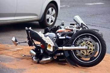 Run Off the Road Motorcycle Accident